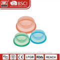 Plastic round pet feeder